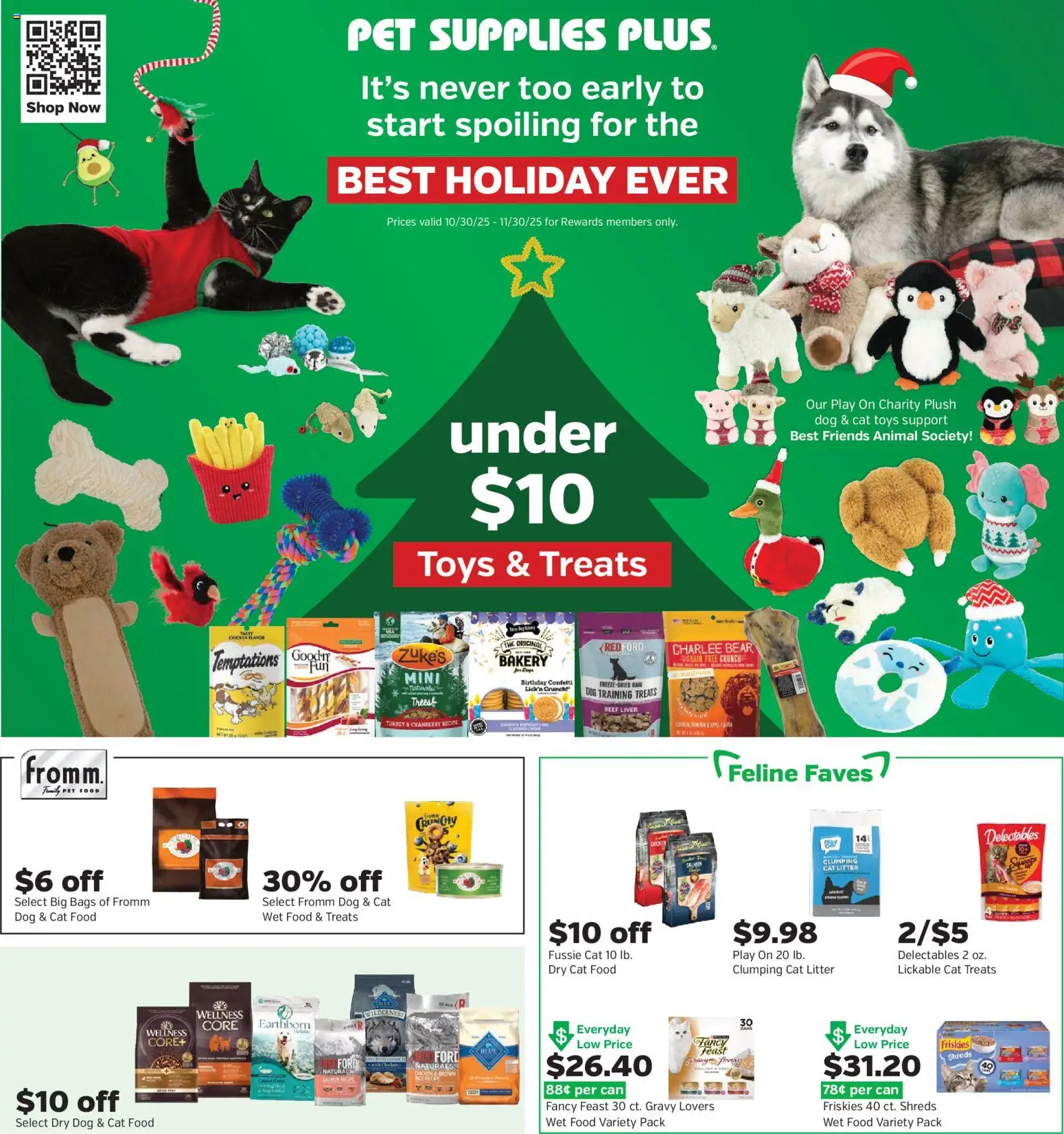 Pet Supplies Plus Weekly Ad - page 1- valid from 10/30/2025