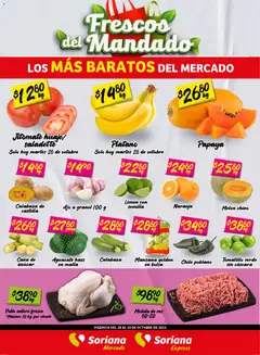 Soriana - Frescos del Mandado Mercado: Saltillo y Torreón válido desde 28/10/2025