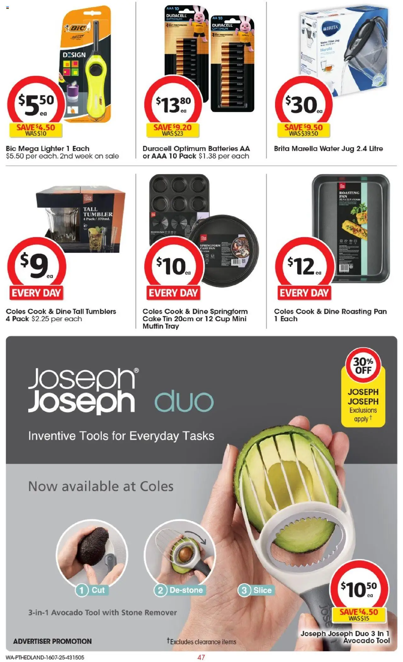 Coles Catalogue PT Hedland - page 47- valid from 16/07/2025