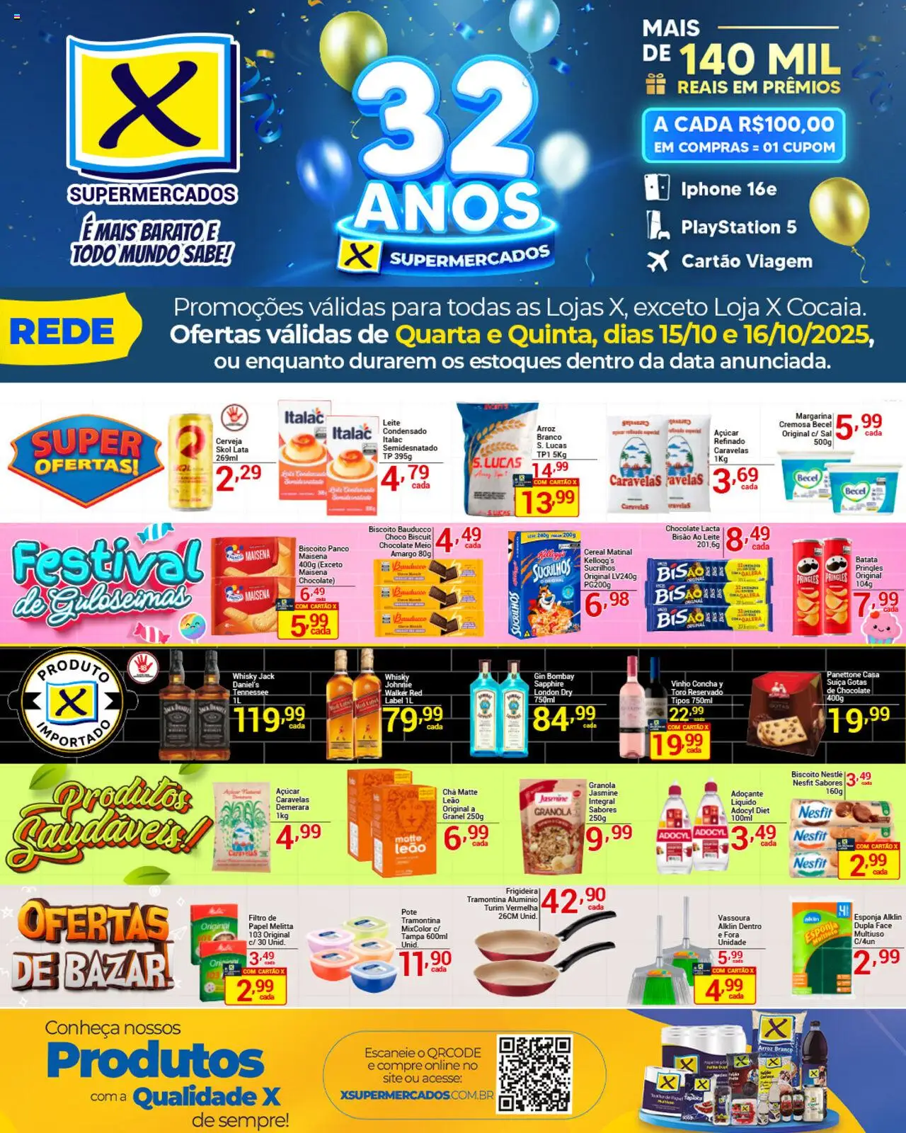 X Supermercados - Ofertas da semana - página 1- válido a partir de 15/10/2025
