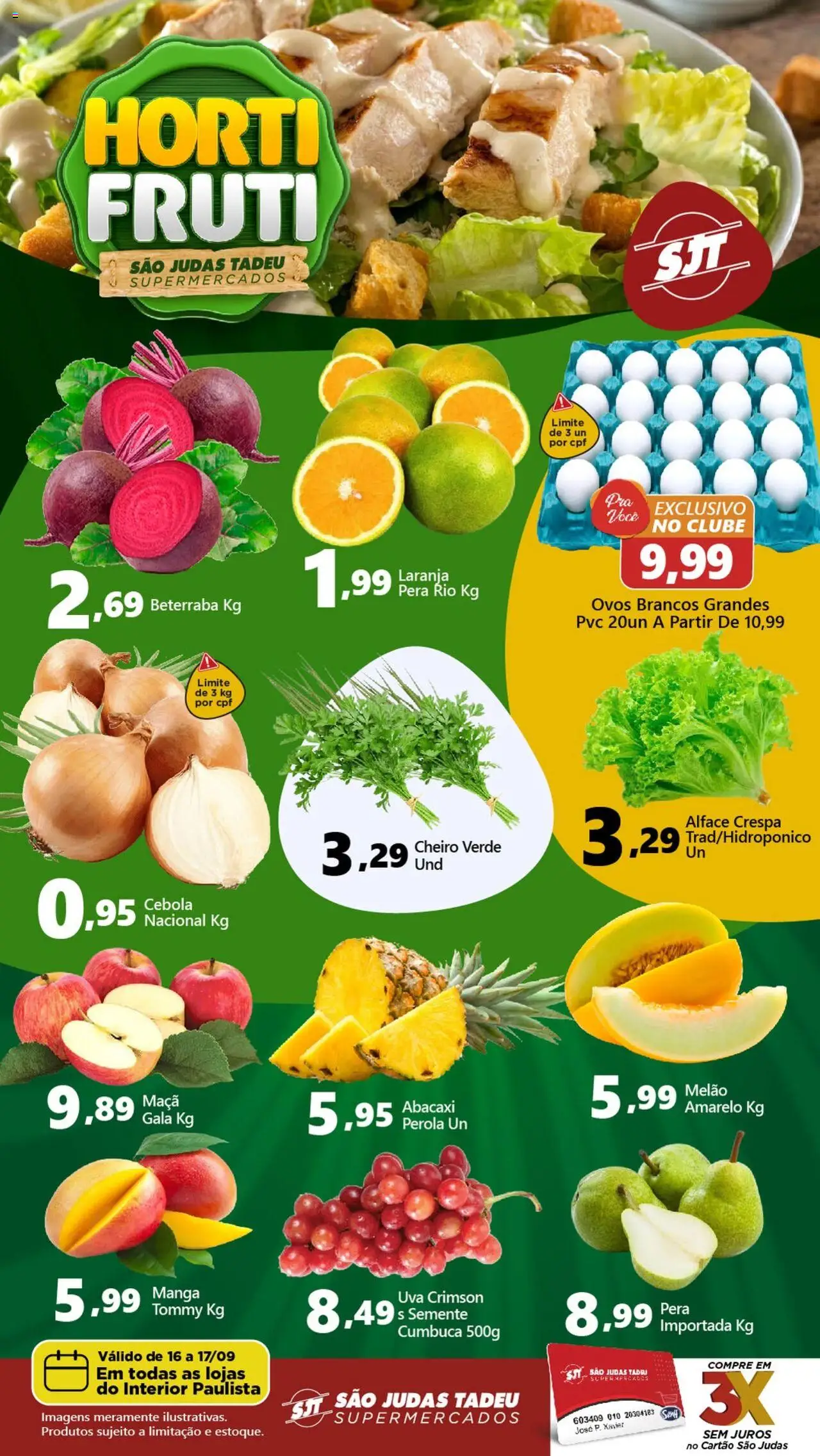 São Judas Tadeu - Ofertas Hortifruti - página 1- válido a partir de 16/09/2025
