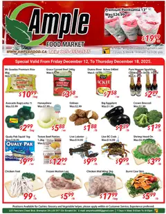 Preview Ample Food Market weekly flyer / circulaire valid from Dec 12, 2025