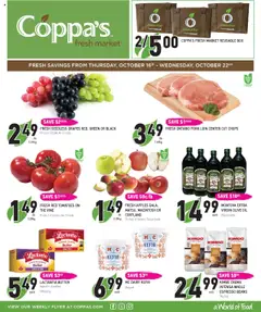 Preview Coppas Fresh Market weekly flyer / circulaire valid from Oct 16, 2025