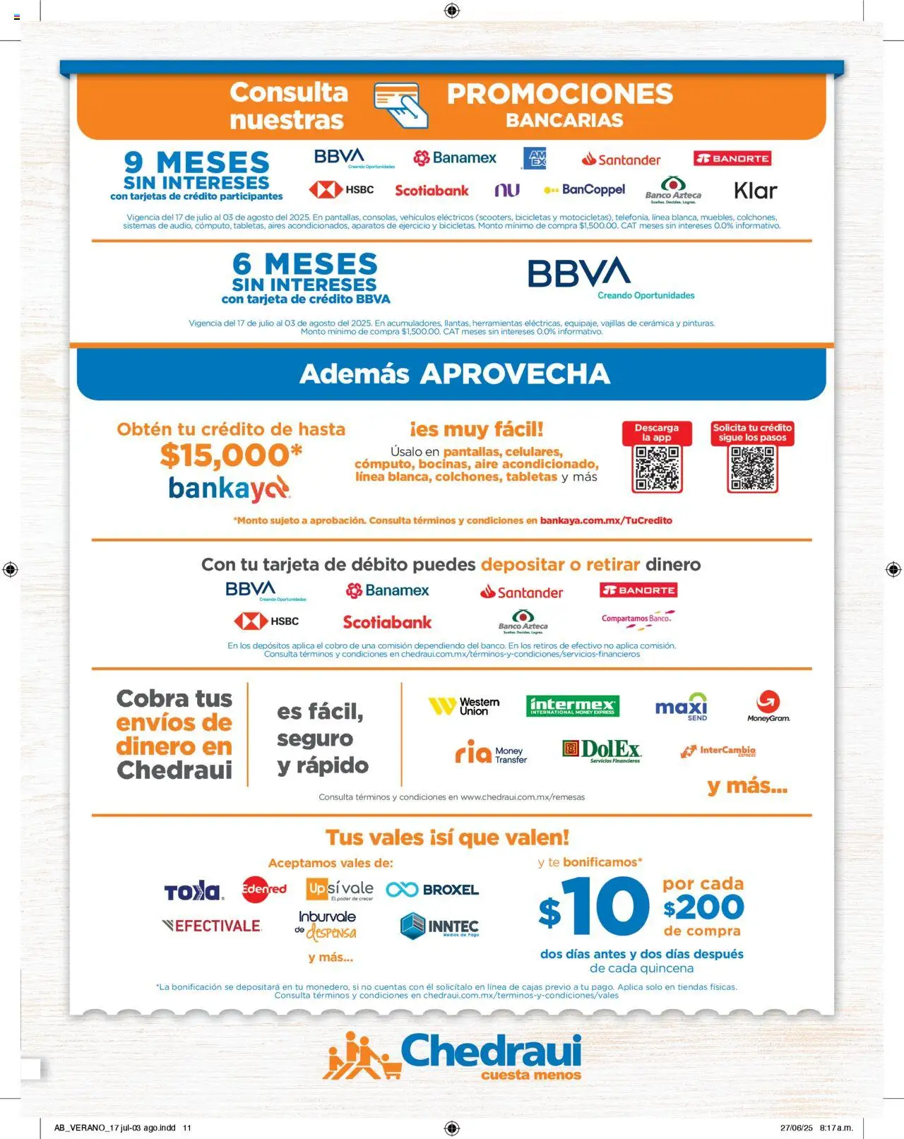 Chedraui - Folleto - página 11- válido desde 17/07/2025
