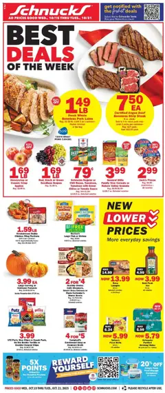 Preview Schnucks Weekly Print Ad - IN valid from 10/15/2025