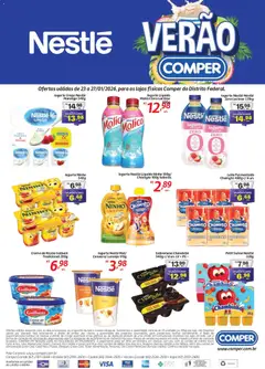 Pré-visualização Comper - Ofertas Nestlé válida a partir de 23/01/2026