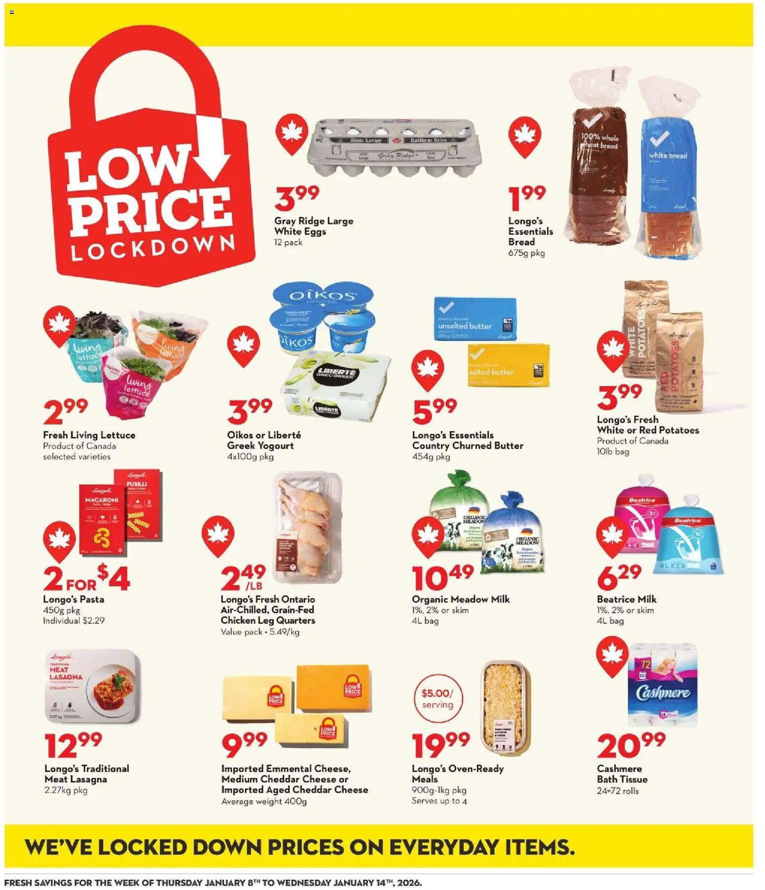 Longo's weekly flyer / circulaire - page 14- valid from Jan 8, 2026