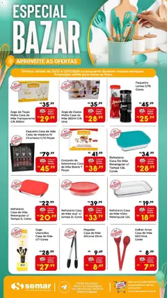Pré-visualização Semar Supermercado - Ofertas Bazar  válida a partir de 20/12/2025