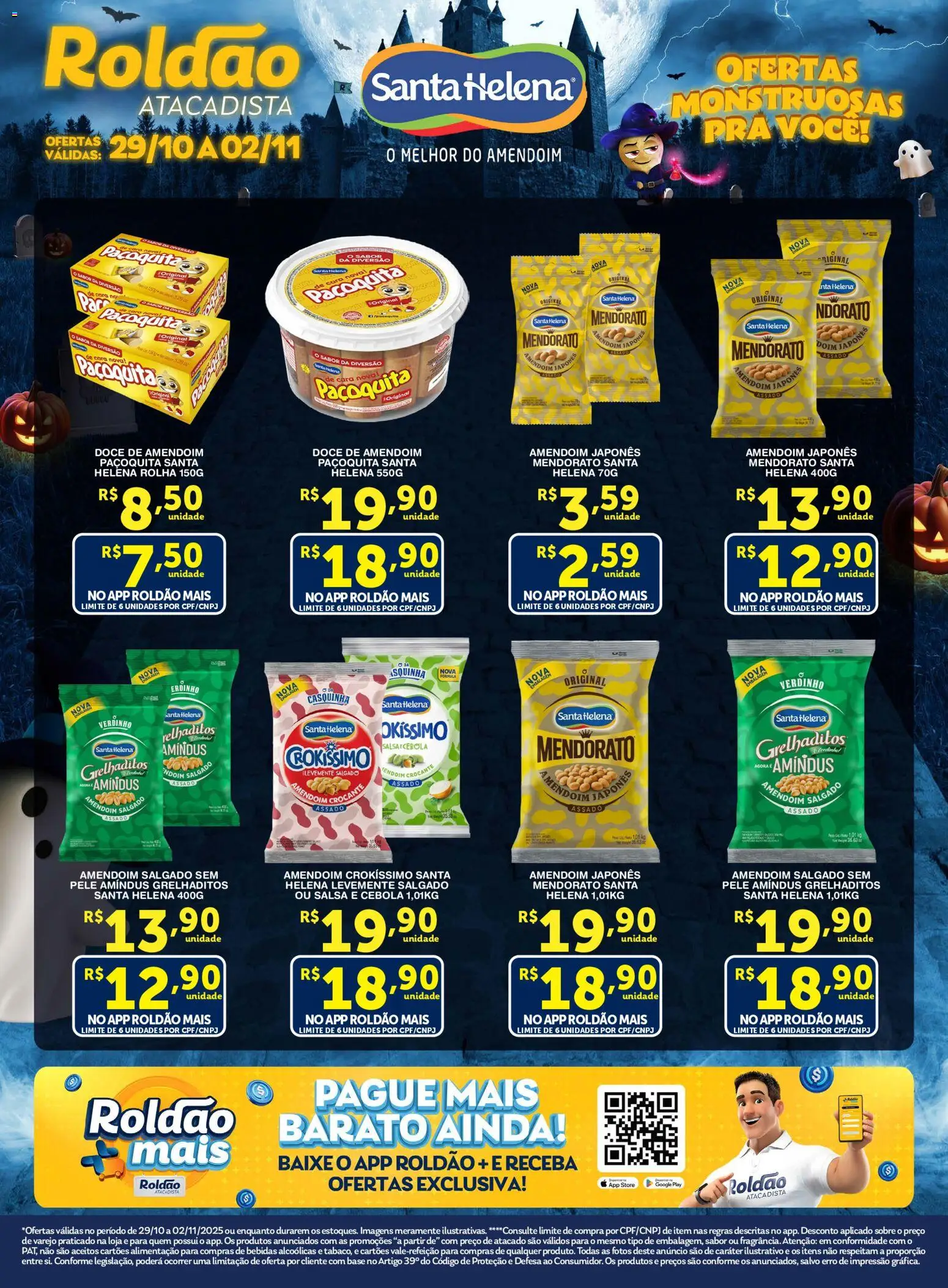 Roldão - Ofertas Halloween Santa Helena - página 1- válido a partir de 29/10/2025
