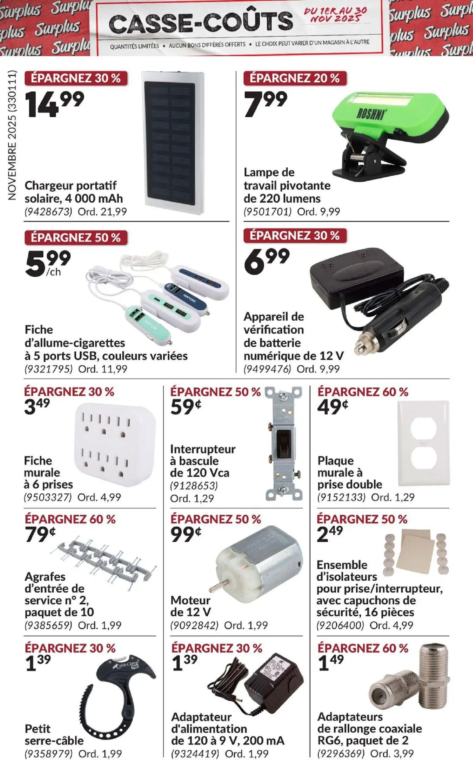 Princess Auto - Casse-Coûts - page 5- valid from Nov 1, 2025