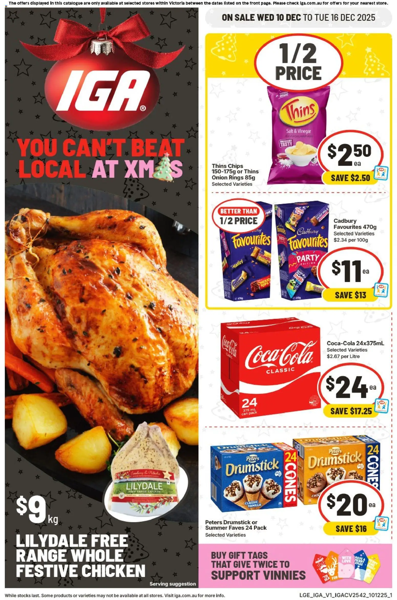 IGA Catalogue VIC - page 1- valid from 10/12/2025