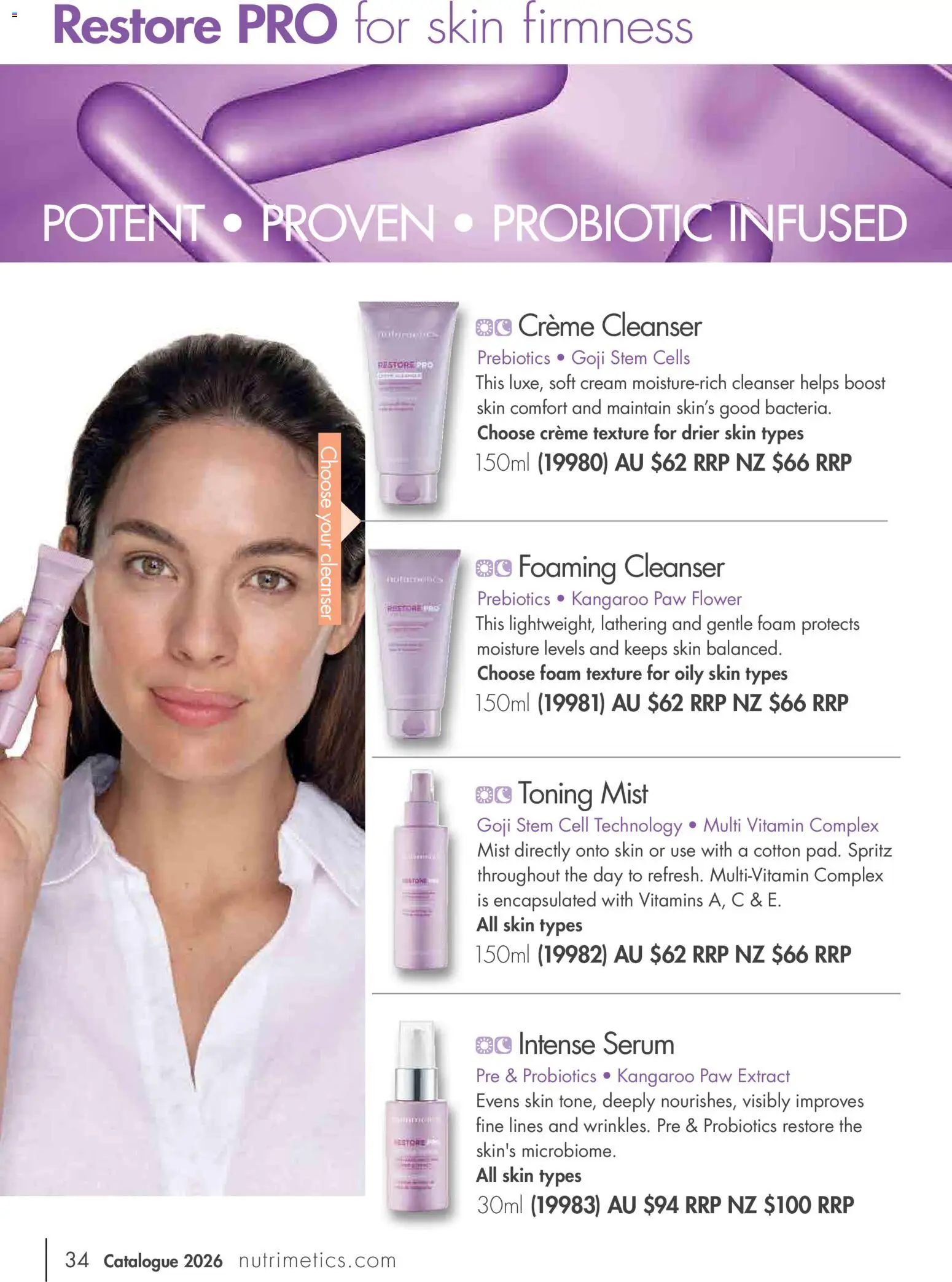 Nutrimetics Catalogue 2026 - page 34- valid from 01/01/2026