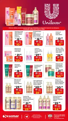 Pré-visualização Semar Supermercado - Ofertas Unilever válida a partir de 05/11/2025