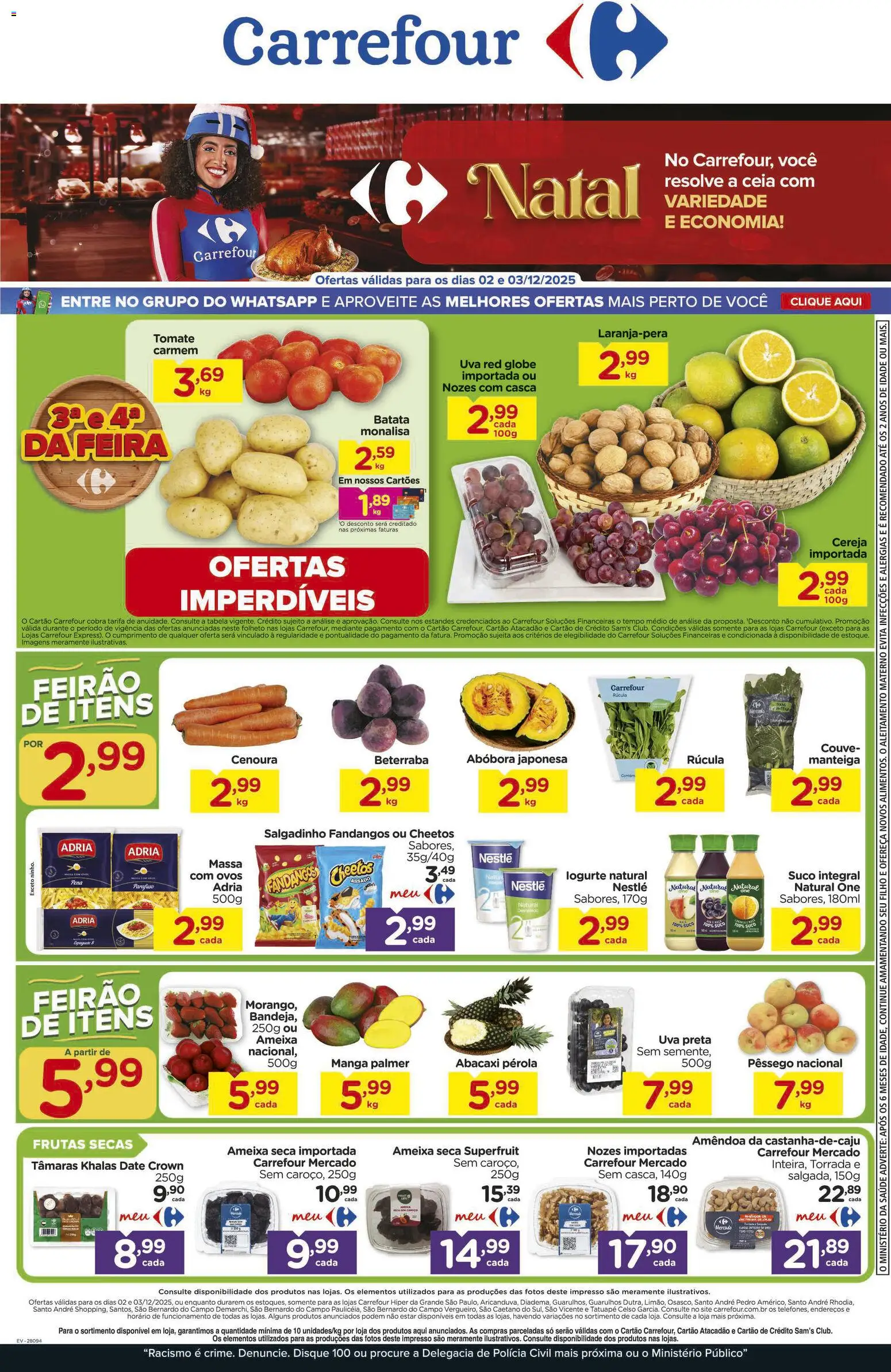 Carrefour - Ofertas Feira - página 1- válido a partir de 02/12/2025
