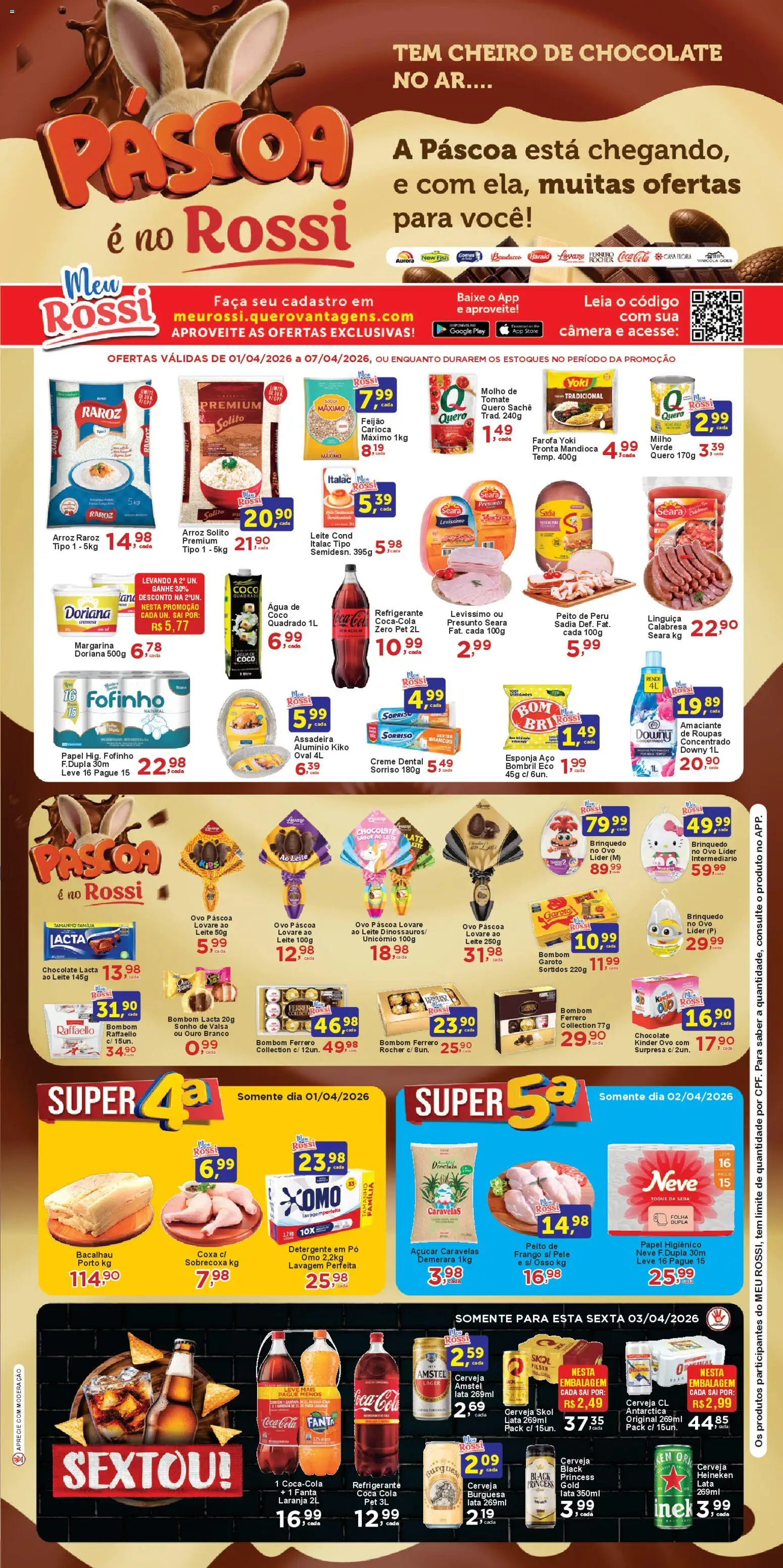 Rossi Supermercados - Ofertas da semana - página 1- válido a partir de 01/04/2026
