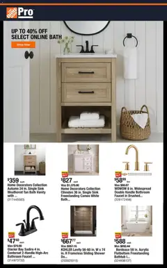 Preview Home Depot Shop Pro Ad - FL valid from 10/20/2025