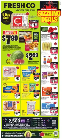 Preview FreshCo weekly flyer / circulaire valid from Aug 28, 2025