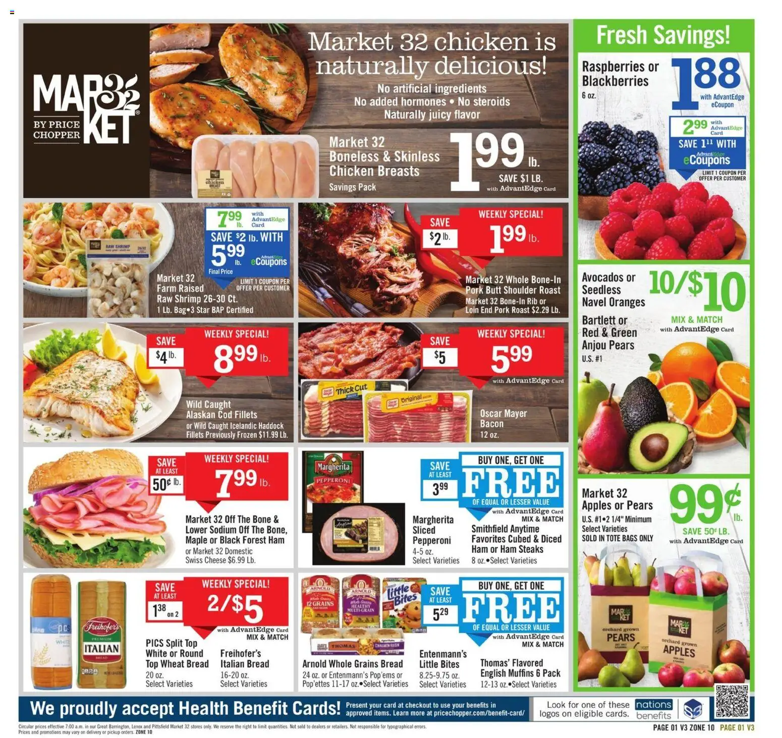 Price Chopper Weekly Ad - page 1- valid from 10/26/2025