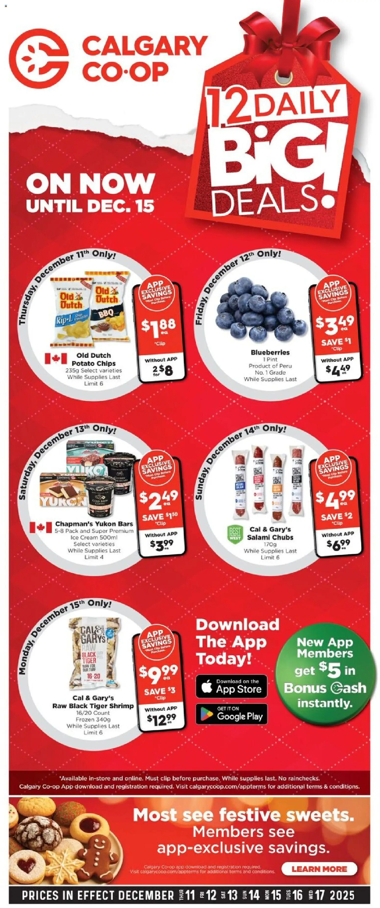 Calgary Co-op weekly flyer / circulaire - page 1- valid from Dec 11, 2025