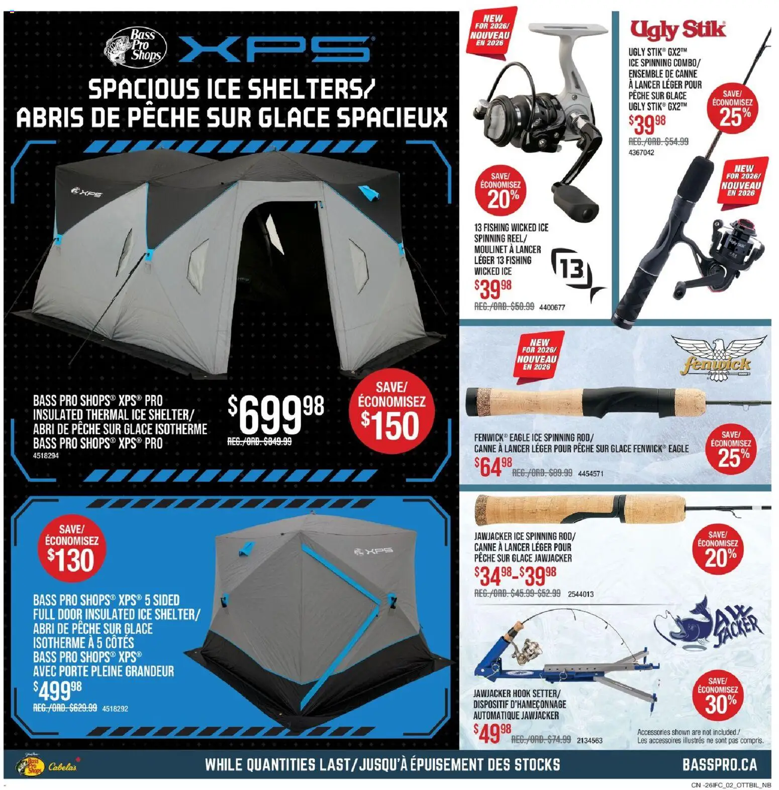Cabelas weekly flyer / circulaire - page 2- valid from Jan 8, 2026