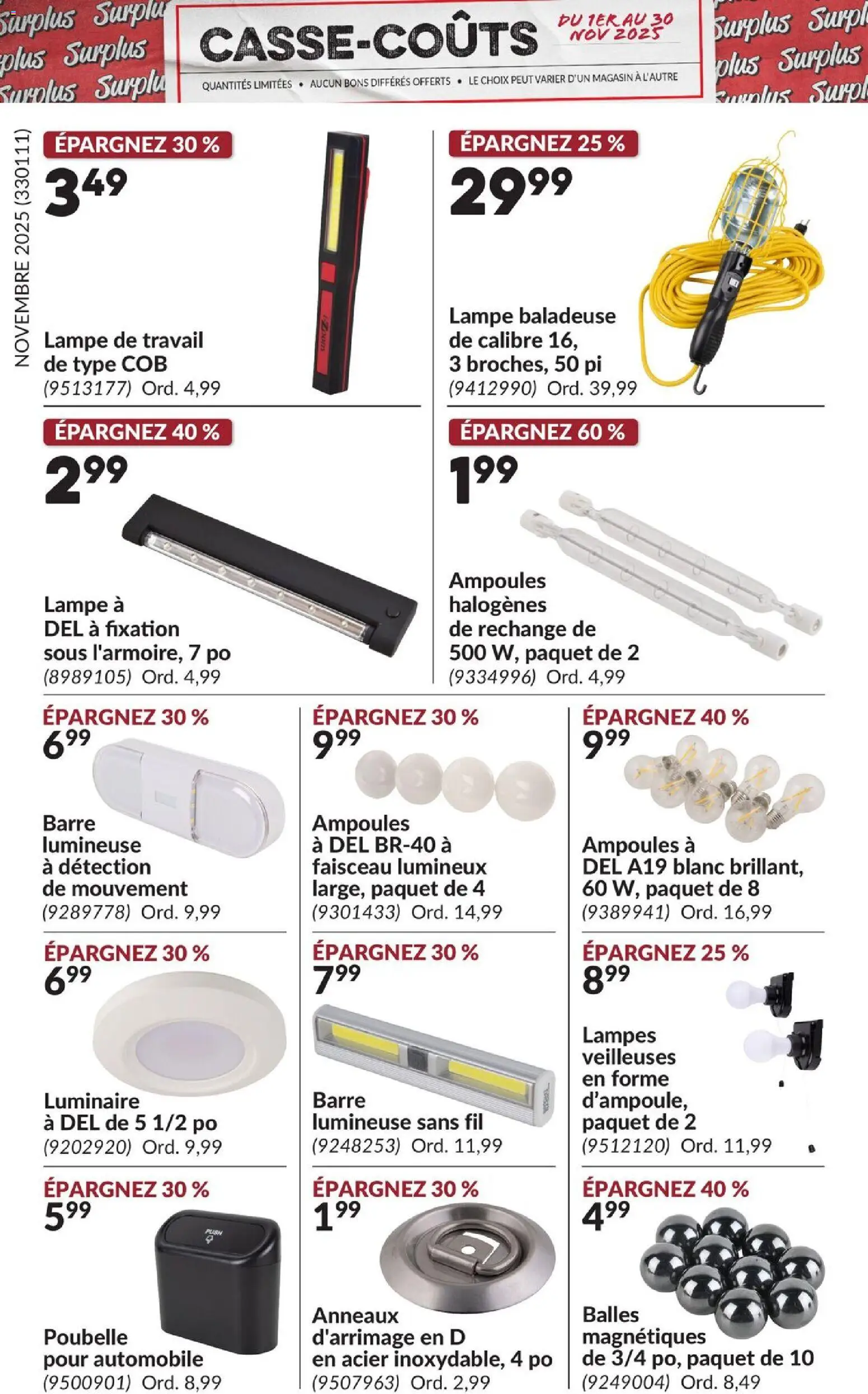 Princess Auto - Casse-Coûts - page 4- valid from Nov 1, 2025