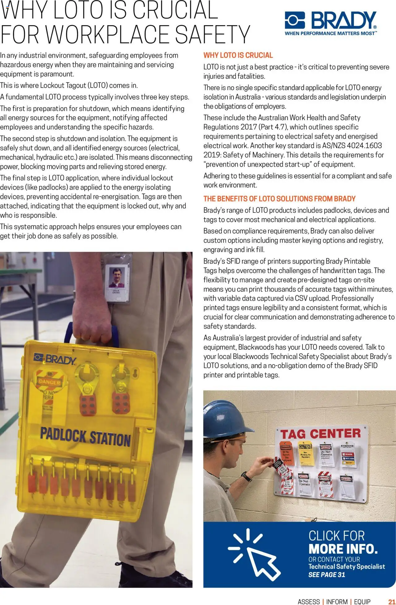 Black Woods Safety Spotlight Magazine - page 21- valid from 07/10/2025
