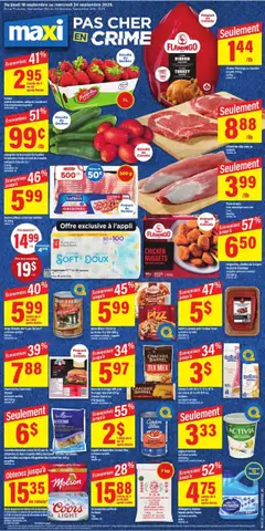 Preview Maxi weekly flyer / circulaire valid from Sep 18, 2025