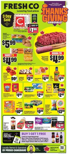 Preview FreshCo weekly flyer / circulaire valid from Oct 2, 2025