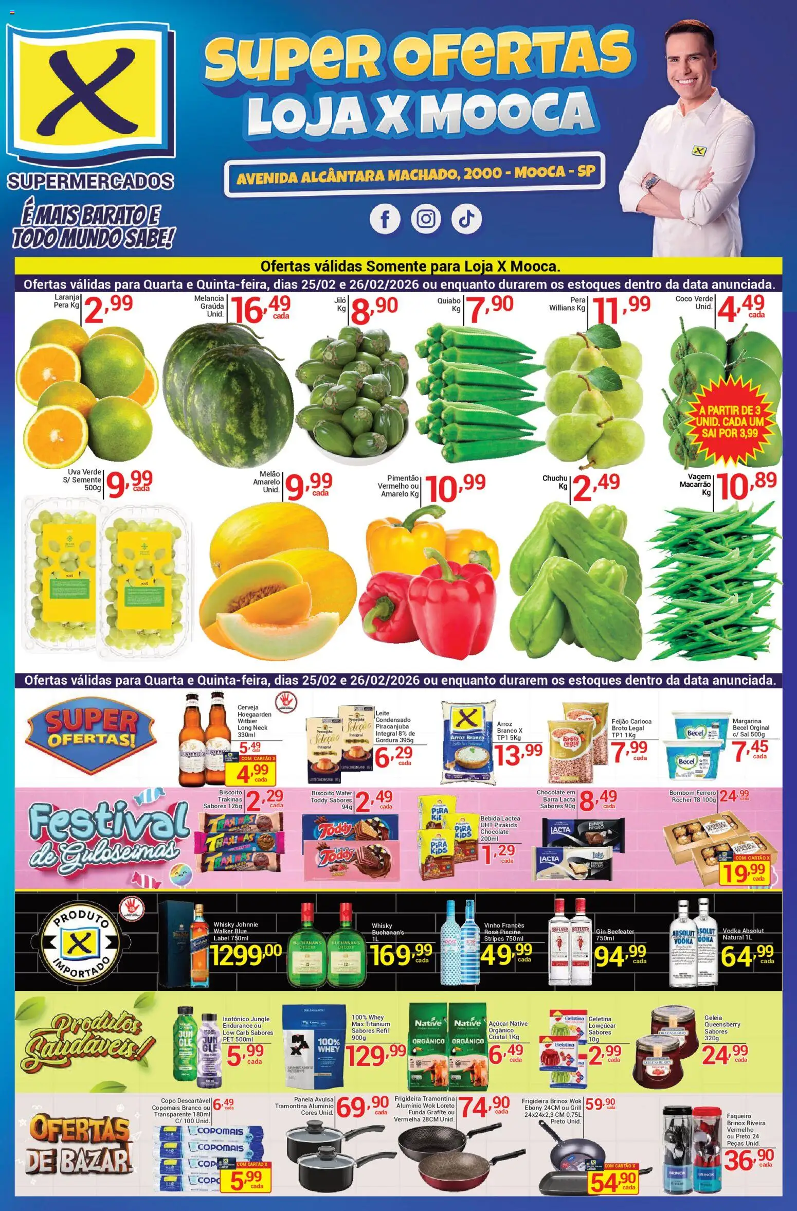 X Supermercados - Ofertas da semana - página 1- válido a partir de 25/02/2026
