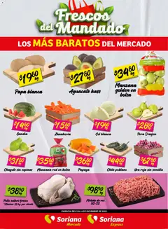 Soriana - Frescos del Mandado Mercado: Tamaulipas válido desde 02/12/2025