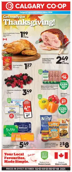 Preview Calgary Co-op weekly flyer / circulaire valid from Oct 2, 2025