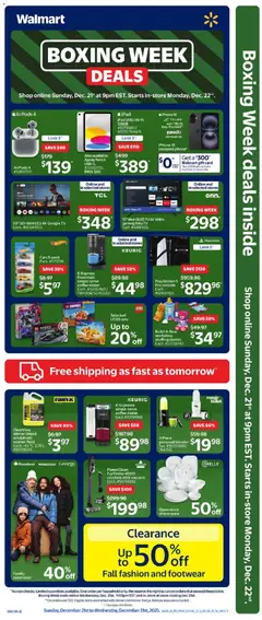 Preview Walmart - Boxing week deals valid from Dec 21, 2025