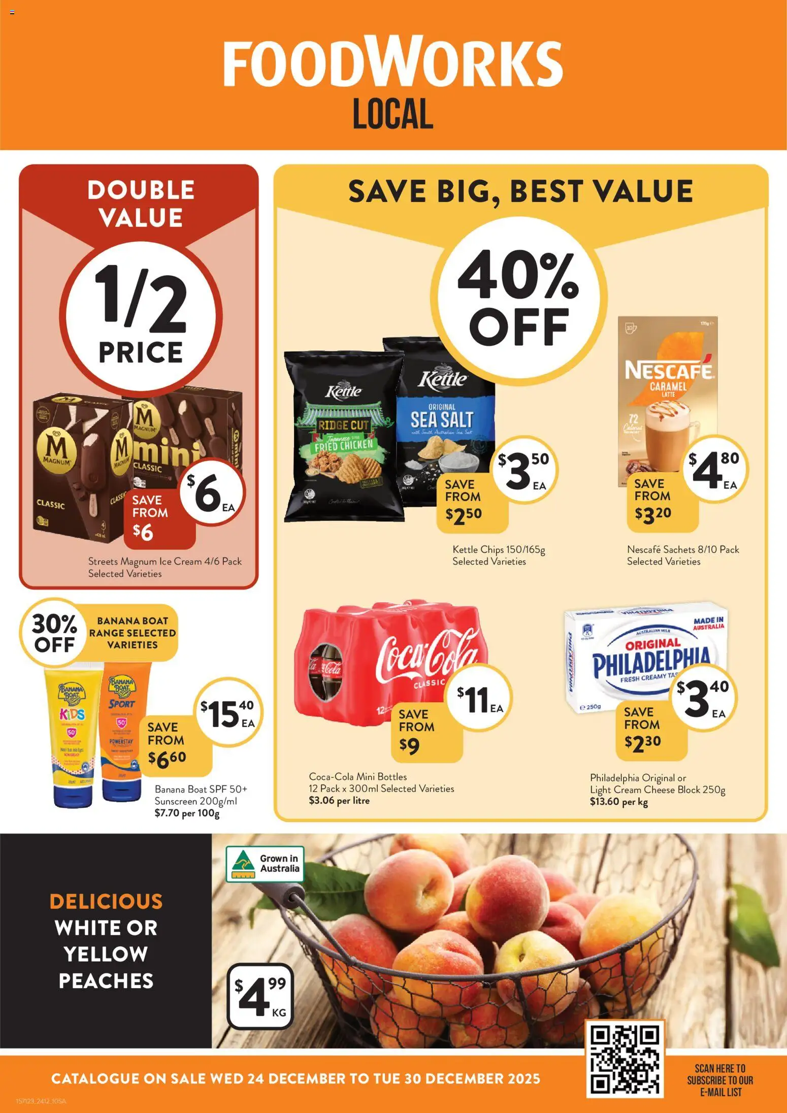 Foodworks Catalogue SA - page 1- valid from 24/12/2025