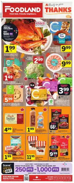 Preview Foodland weekly flyer / circulaire valid from Oct 2, 2025