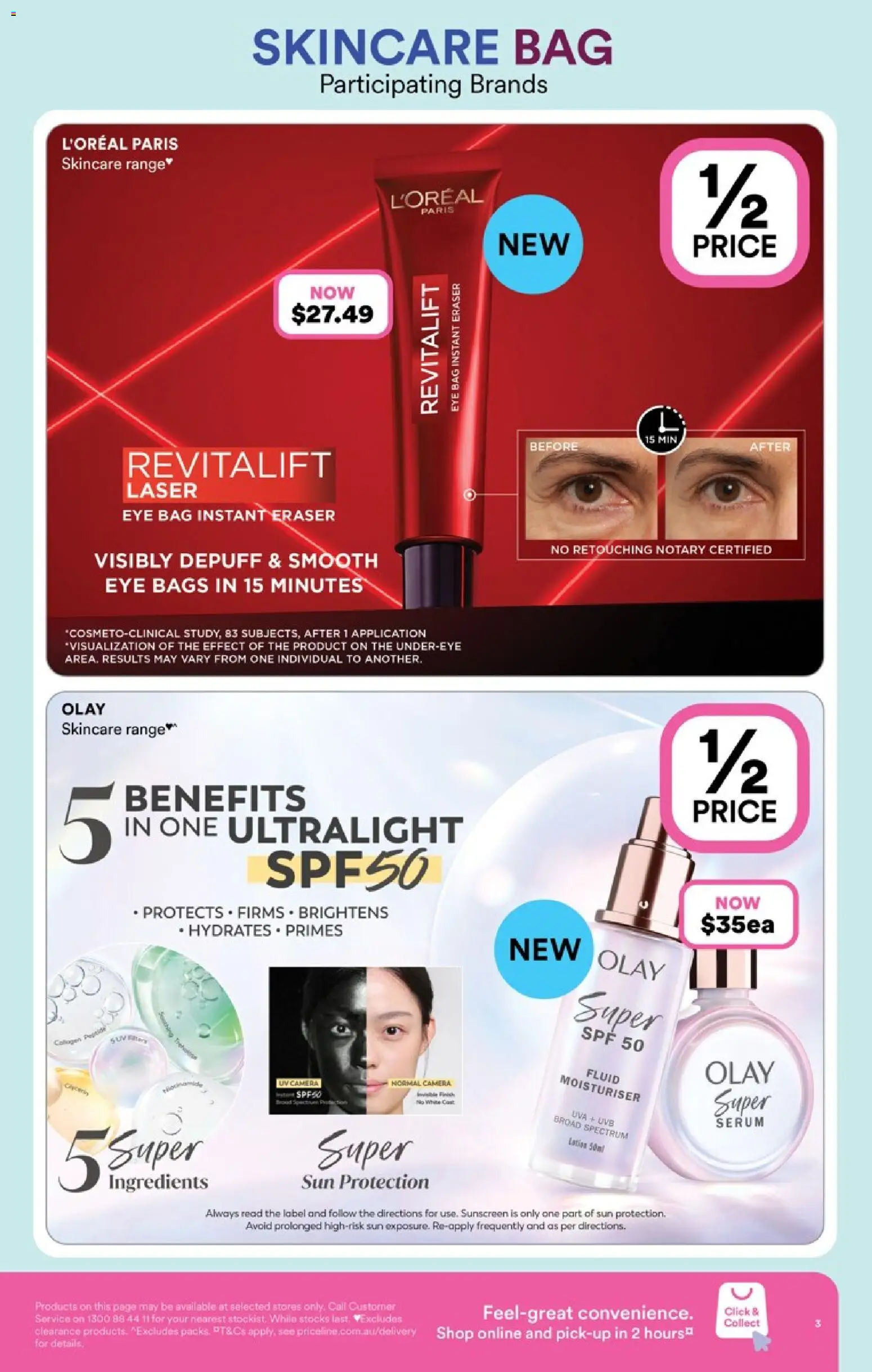 Priceline Pharmacy catalogue  - page 3- valid from 09/04/2026