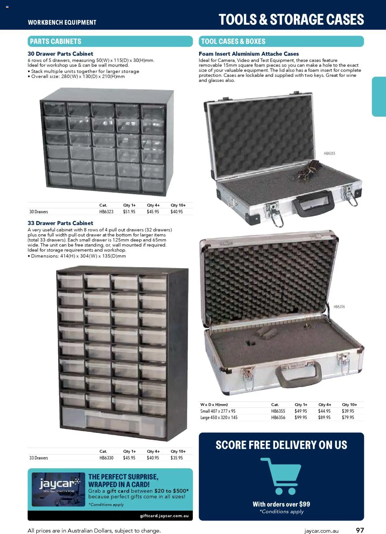 Jaycar Engineering & Scientific Catalogue 2025/2026  - page 97- valid from 09/07/2025