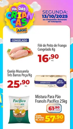 Pré-visualização Akki Atacadista - Ofertas do Dia válida a partir de 13/10/2025