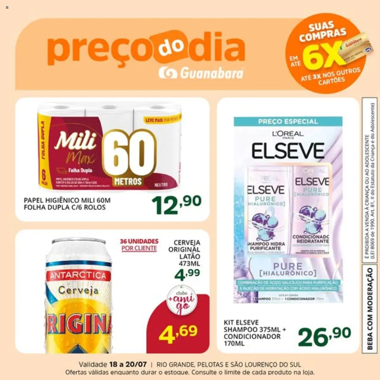 Supermercado Guanabara - Ofertas da semana - página 3- válido a partir de 18/07/2025
