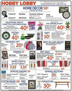 Preview Hobby Lobby Weekly Ad valid from 01/11/2026