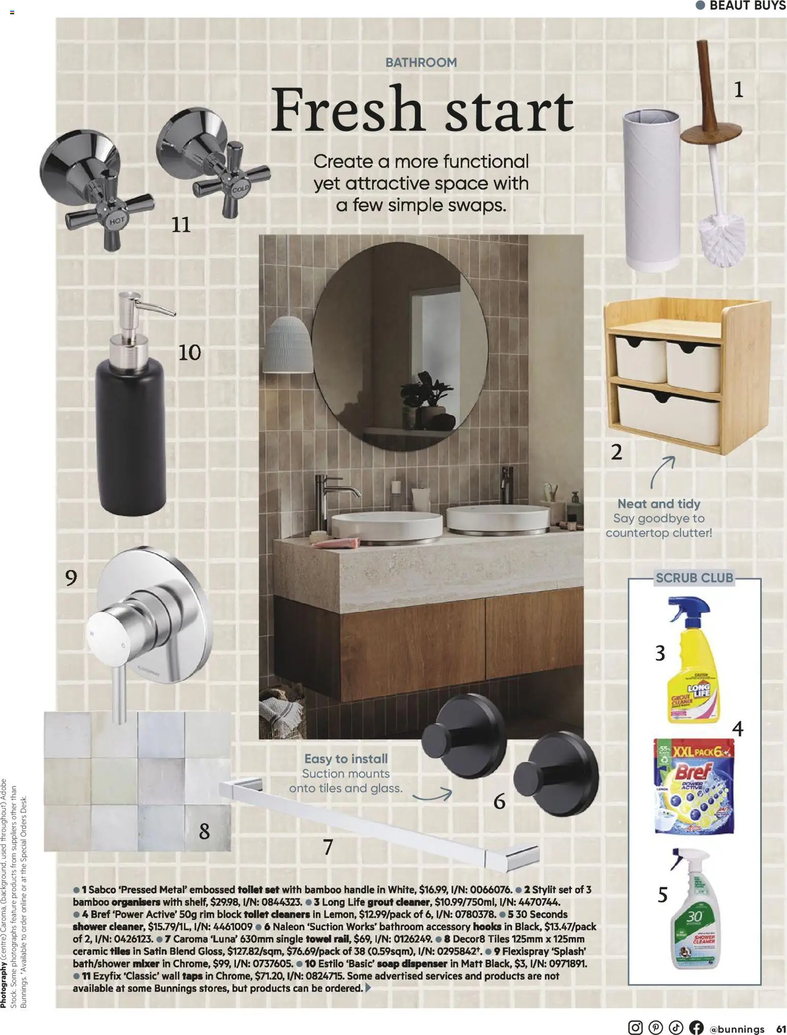 Catalogue Bunnings Warehouse March - page 61- valid from 01/03/2026