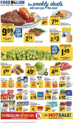 Preview Food Lion Weekly Ad valid from 08/06/2025
