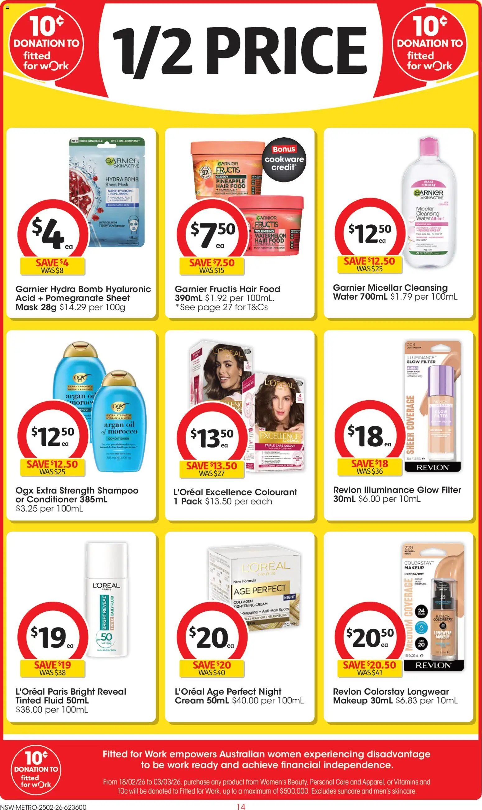 Coles Catalogue  - page 14- valid from 25/02/2026