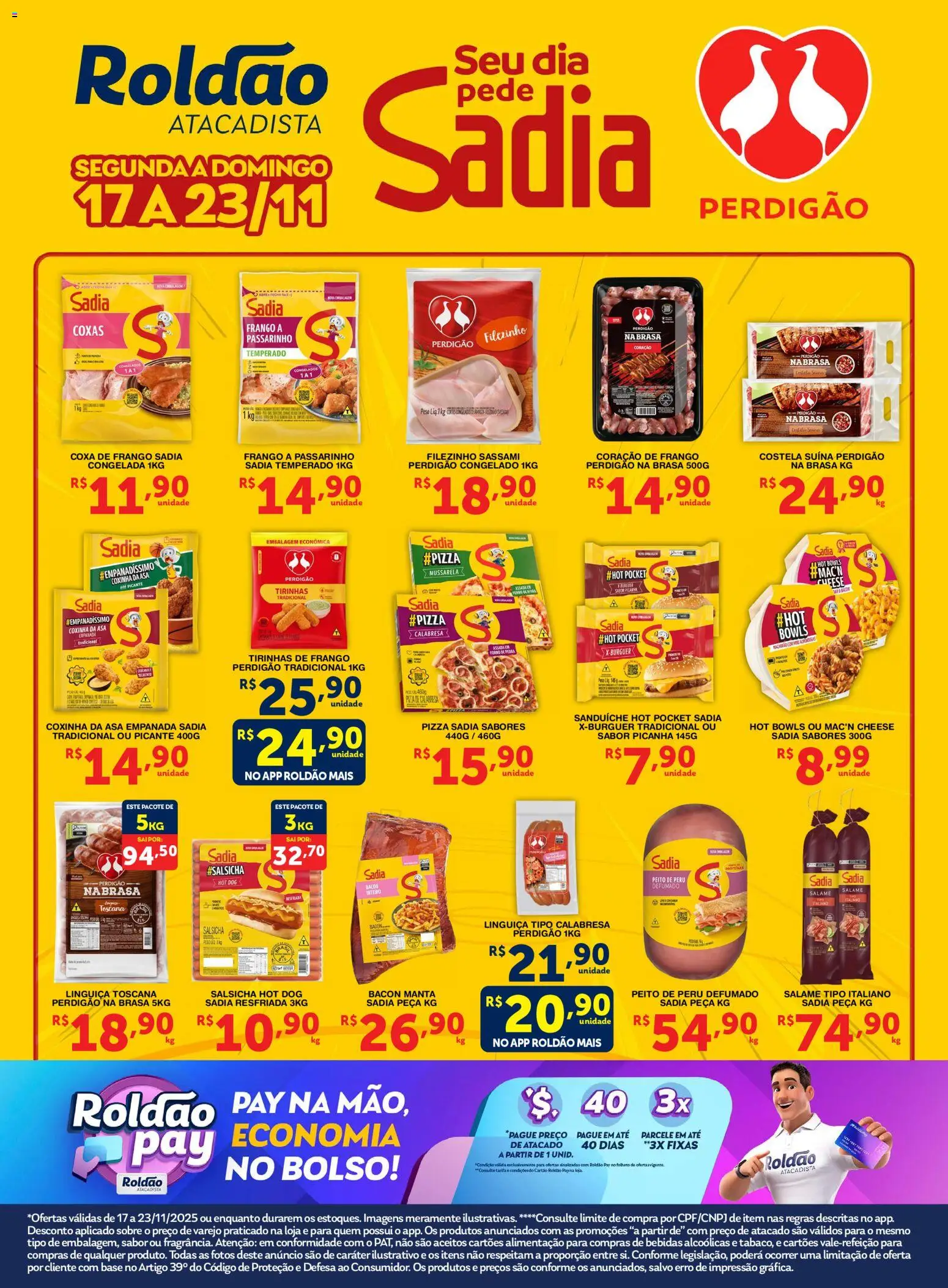 Roldão - Ofertas Seu Dia Pede Sadia - página 1- válido a partir de 17/11/2025
