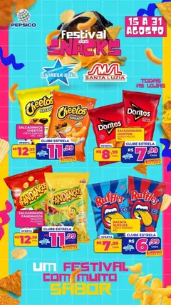 Pré-visualização Estrela Azul - Ofertas Festival das Snacks válida a partir de 15/08/2025