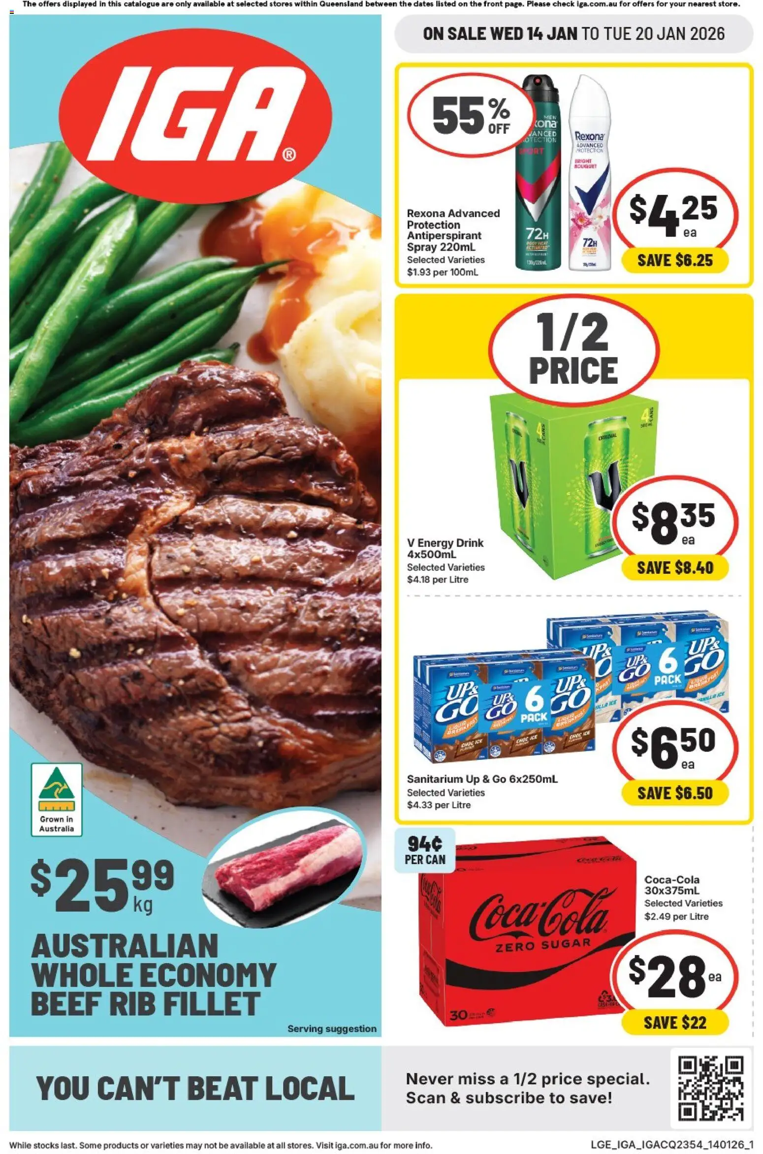 IGA Catalogue QLD - page 1- valid from 14/01/2026