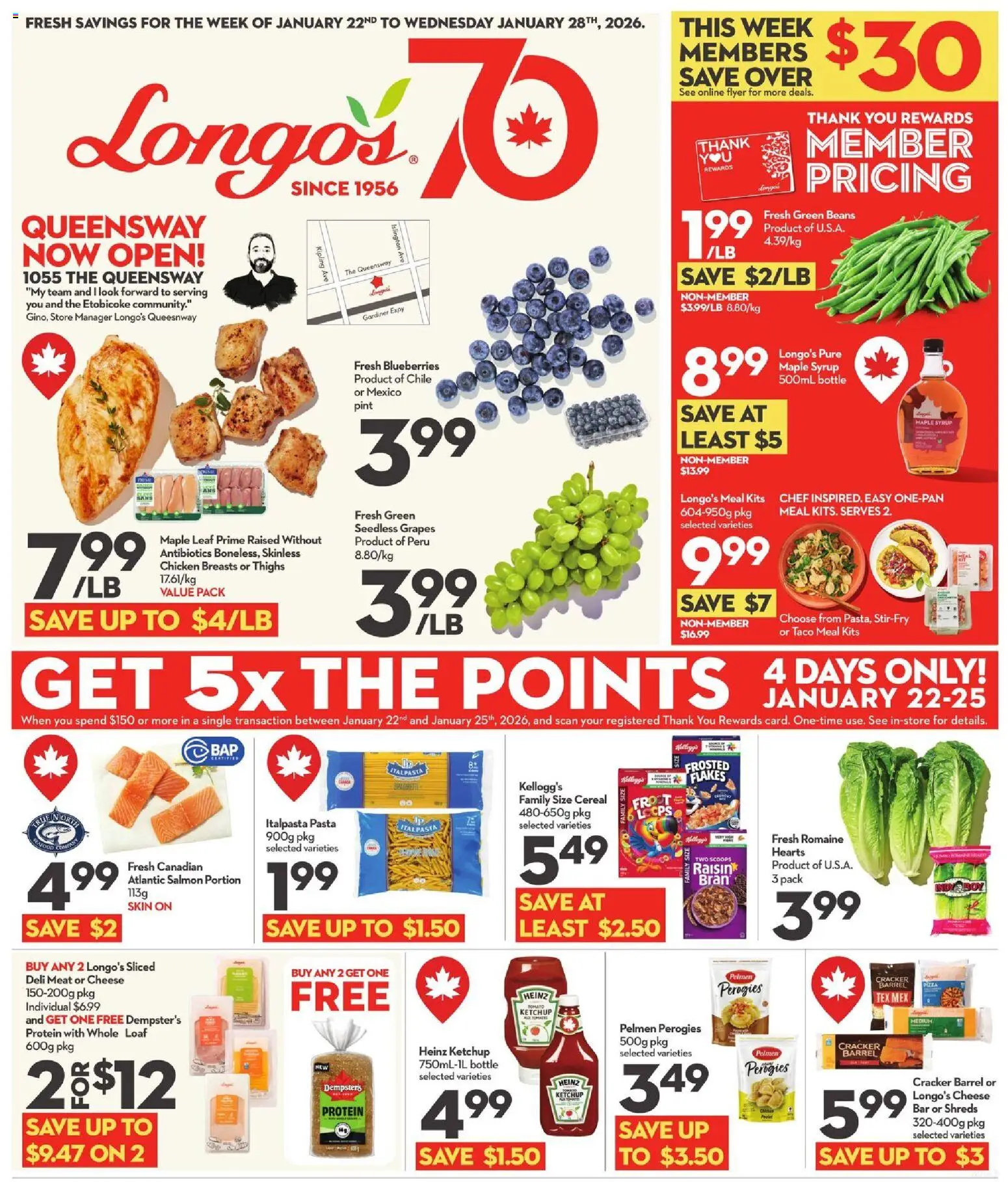 Longo's weekly flyer / circulaire - page 1- valid from Jan 22, 2026