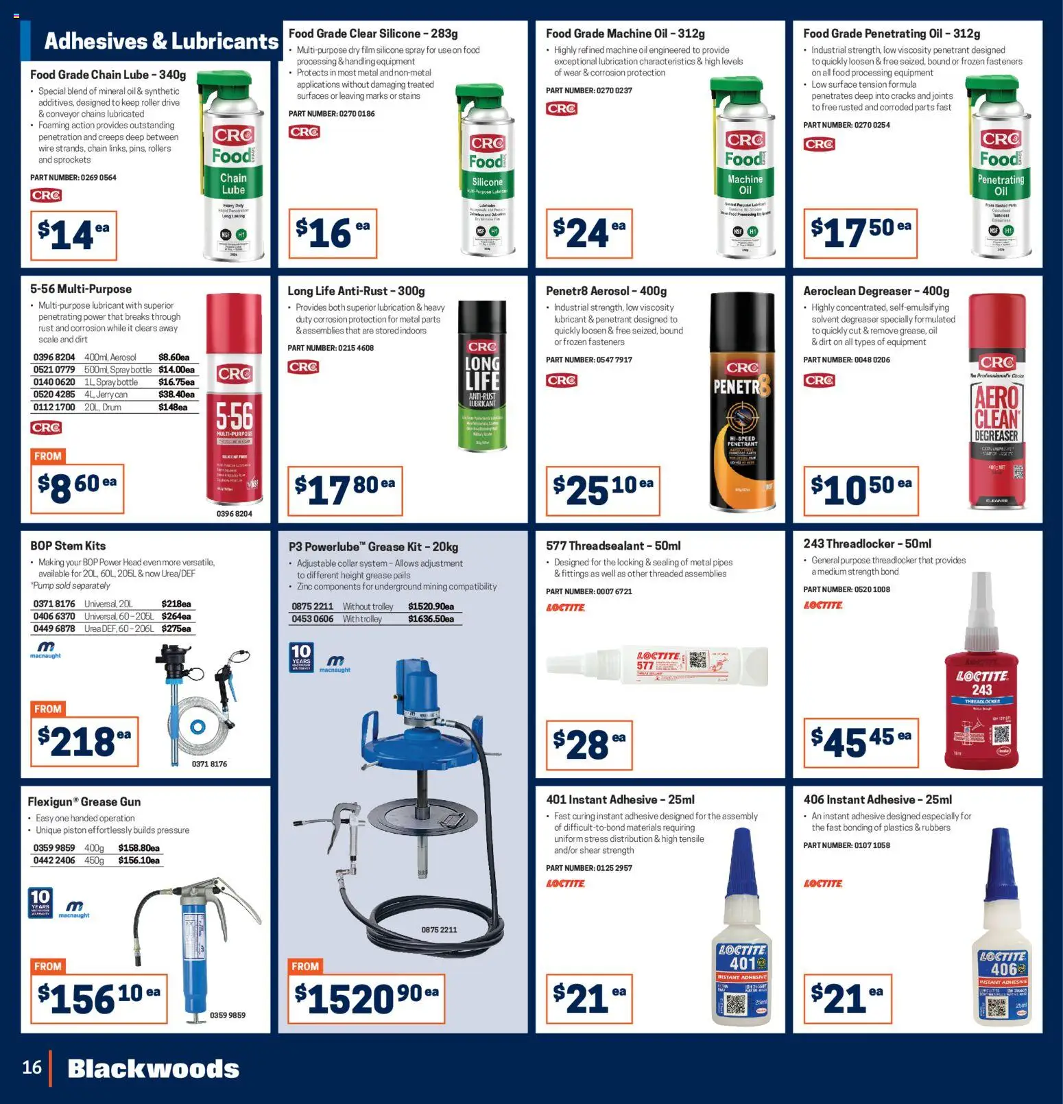 Black Woods Catalogue  - page 16- valid from 03/11/2025