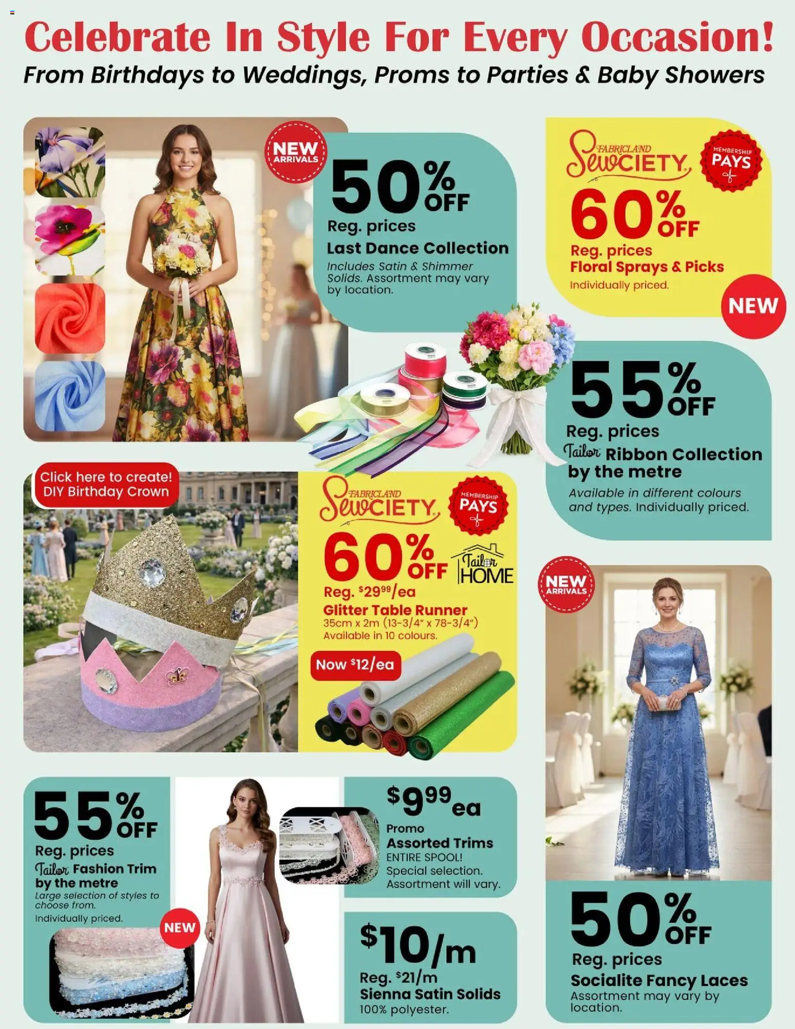 Fabricland weekly flyer / circulaire - page 6- valid from Apr 1, 2026