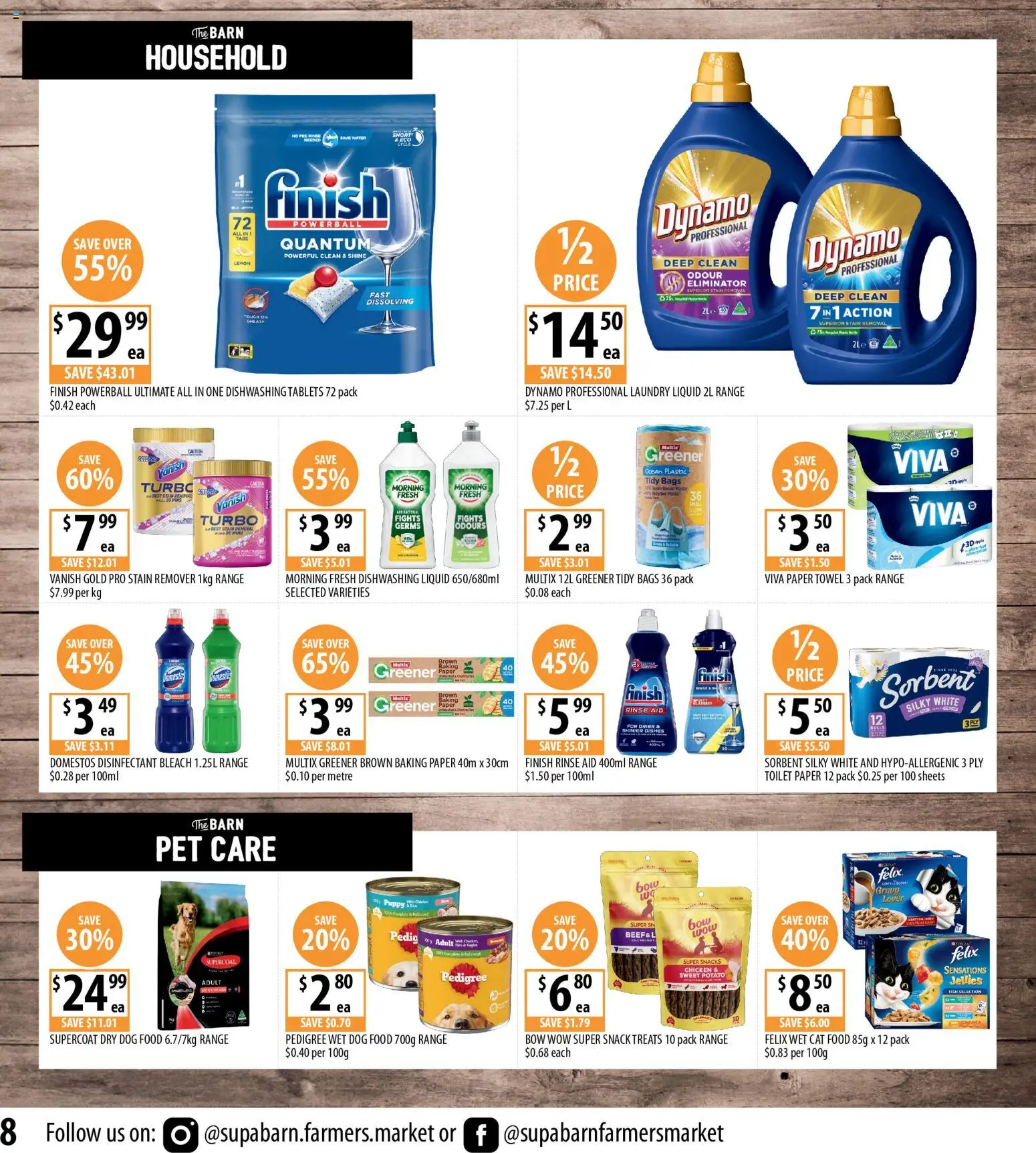 Supabarn catalogue  - page 8- valid from 22/04/2026