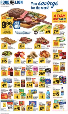Preview Food Lion Weekly Ad valid from 08/27/2025